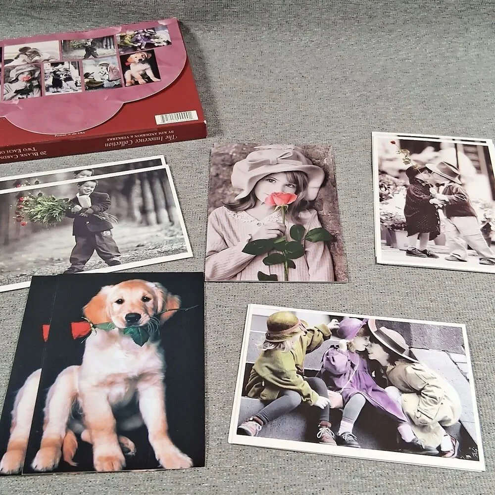 Kim Anderson The Innocence Collection Blank Cards 20 Cards/Envelopes